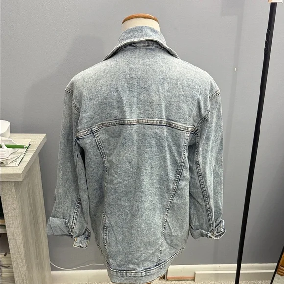 Abercrombie & Fitch Light Blue Jean Jacket - Picture 2 of 4